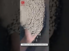 Bentonitowy kwas humusowy Granulator talerzowy nawozu organicznego z obornika świńskiego