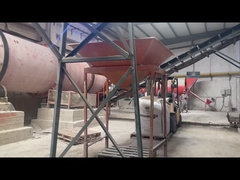 Maszyna do granulacji nawozów na bębnie obrotowe z linią produkcji nawozów