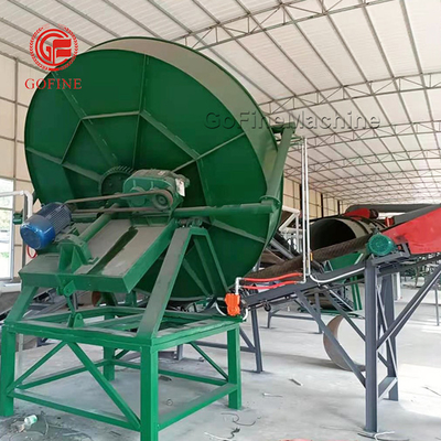 3-5T/H Pojemność linii produkcyjnej nawozów granulatorowych dyskowych z wytwarzaniem granulatów