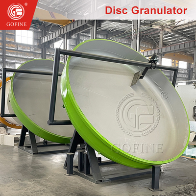 1-2t/h mokry granulator granulator dyskowy dla linii produkcyjnej nawozów