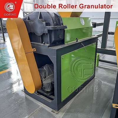 1-2T/h Pojemność produkcyjna Granulator nawozów na podwójnych rolkach z rolkami o wymiarach 300x150mm