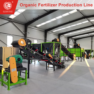Linia produkcyjna nawozów organicznych 1-2T/H z certyfikatem CE dla ochrony środowiska