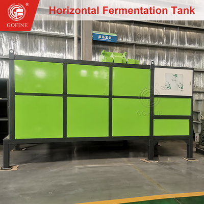 Pojemnik fermentacji poziomej do produkcji nawozów organicznych z precyzyjną kontrolą temperatury