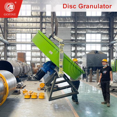 1-2 T/H Granulator nawozów organicznych na dysku do granulacji mokrej