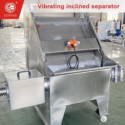 1 rok okresu trwałości nawoz biogaz Slurry Vibrating Manure Dehydrator