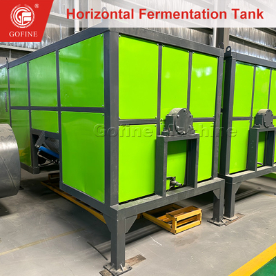 Zbiornik kompostowy o wysokiej temperaturze aerobowej fermentacji do nawozu kurczaka