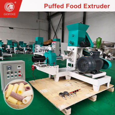 Przemysłowa maszyna do produkcji przekąsek typu puffing, ekstruder do przekąsek z kukurydzy, ryżu i pszenicy