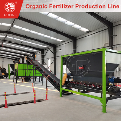Maszyna do produkcji nawozów organicznych dla linii do kompostowania odpadów komunalnych
