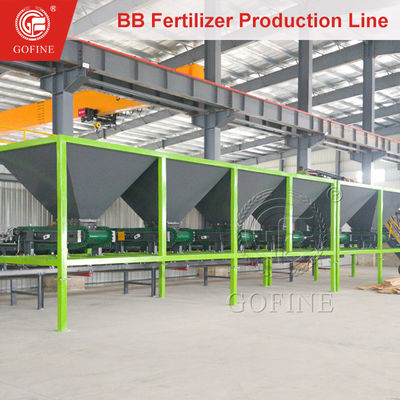 Mieszarka do mieszania granulatu nawozów masowych 15 t/h do linii produkcyjnej nawozów BB