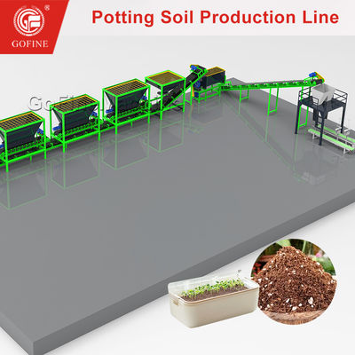 Komercyjna szklarnia Mieszanka ziemi ogrodowej do doniczek