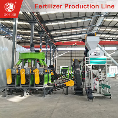 Dry fertilizer production line