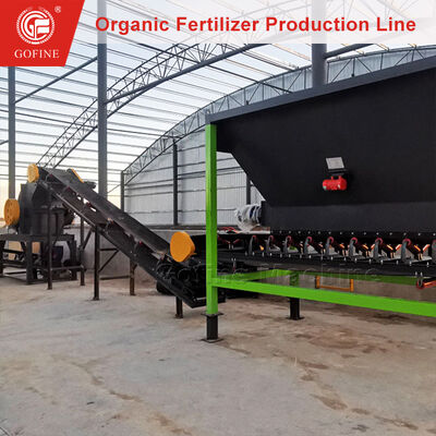 10 Tons Per Hour Poultry Manure Production Plant Organic Compost Powder Fertilizer Making Machine