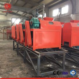 Linia produkcyjna nawozów wieloskładnikowych 1-2T / H, granulator prasy rolkowej do nawozów