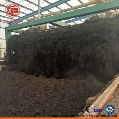 Hydrauliczna fermentacja osadu Q235 Maszyna do nawozów kompostowych